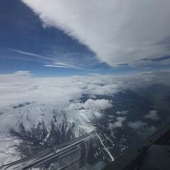 Flugwegposition um 11:39:54: Aufgenommen in der Nähe von Gemeinde Volders, Österreich in 4820 Meter